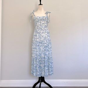 Floral Maxi Dress Small. Cotton